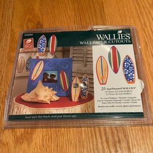 New in Package Wallies Wallpaper Cutouts 25 Surfboards